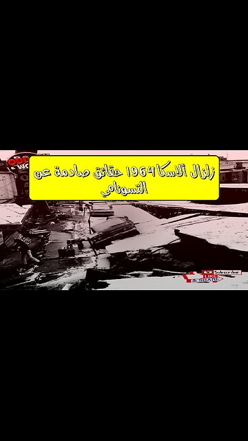 زلزال ألاسكا 1964: حقائق صادمة عن التسونامي #زلازل #تسونامي #ألاسكا