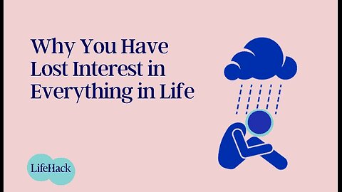 Millions are starting to lose interest in everything, and it's a sign that