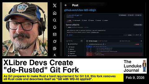 XLibre Dev Creates de-Rusted Git Fork