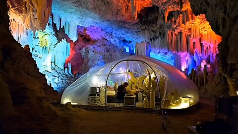 Cave art studio