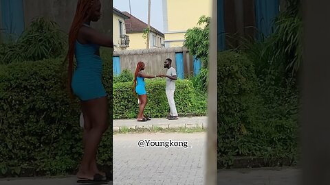 GBOLA PRANK ON A THICK LADY - SHE COULDN'T LET ME GO