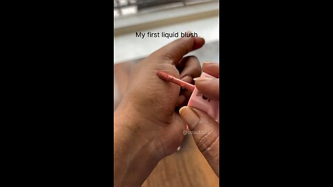 praush beauty sweet checks liquid blush caramel glaze #swatches #liquidblush #blusher
