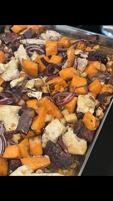 Harvest Sheet Pan dinner