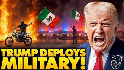 INVASION: Los Angeles Taken Over by Mexican Flag Waving Mob Torching Cars | Trump Sends in Military