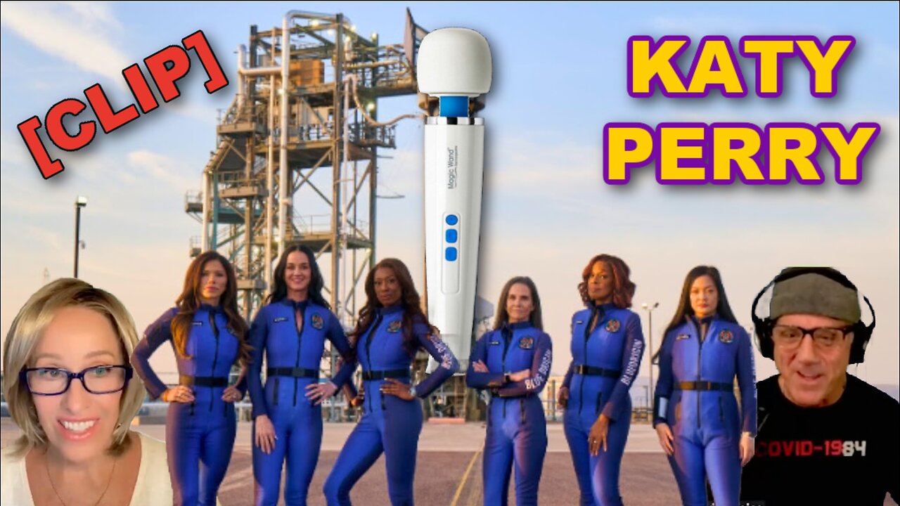 Katy Perry pretends to go to Fake Space