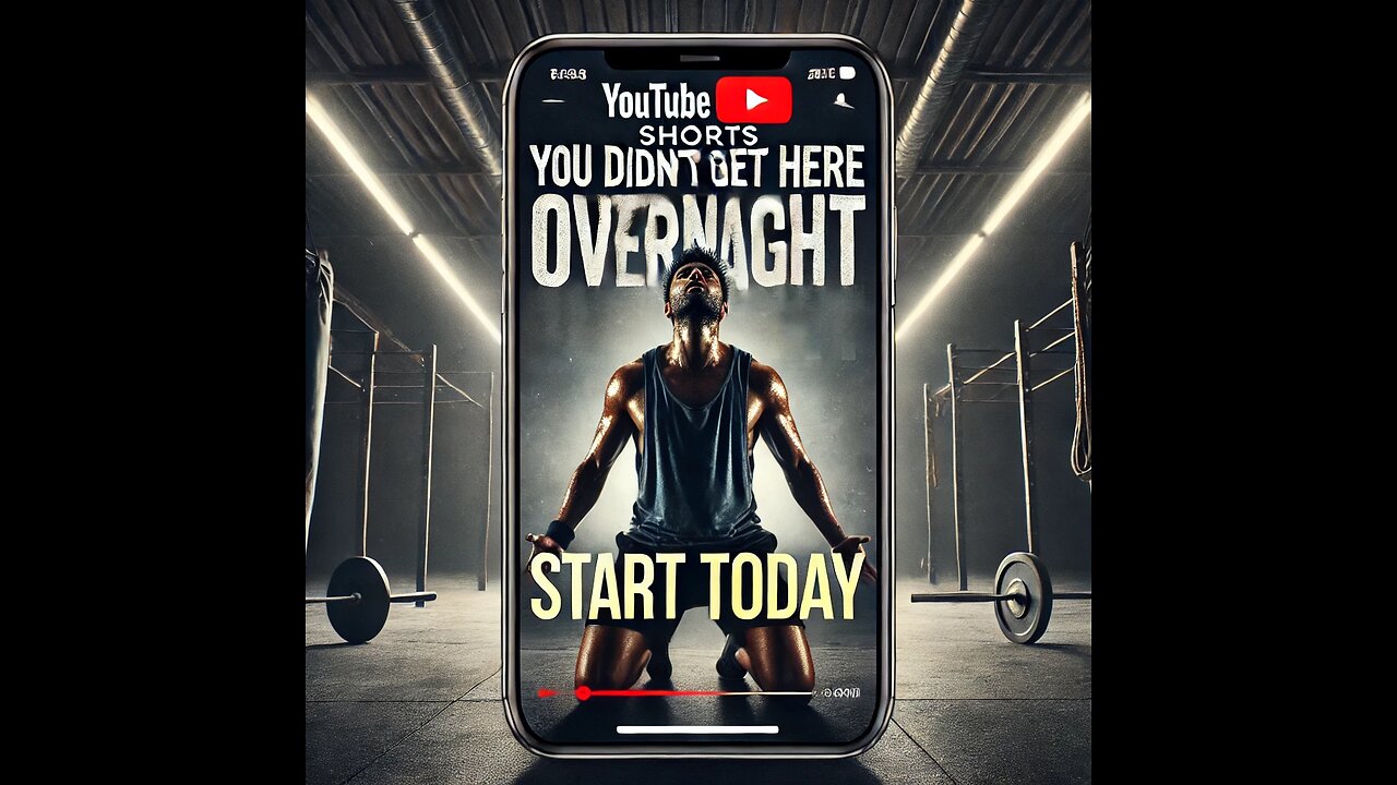 You Didn’t Get Here Overnight — But You Can Start Today 💪
