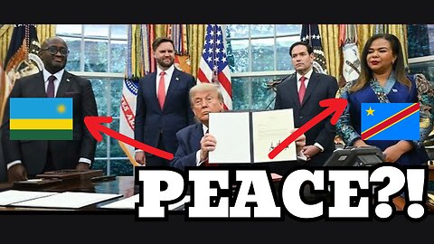TRUMP BROKERS PEACE?! 🇷🇼 Rwanda & 🇨🇩 Congo in the SAME Room?!
