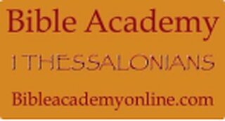1 Thessalonians Lesson 1