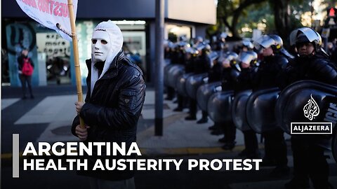 Argentina's health workers on strike: Protests against government's austerity cuts