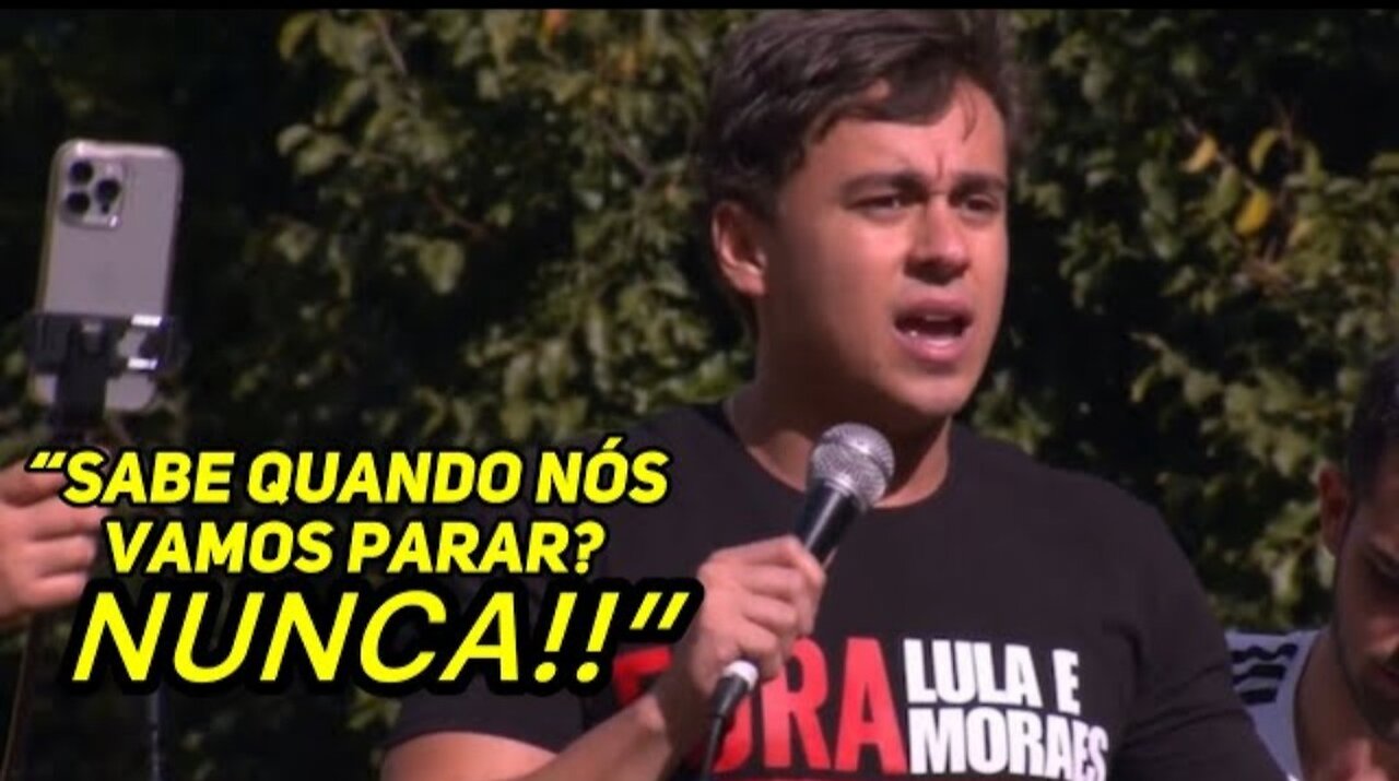 ARREBENTOU!!! DISCURSO DE NIKOLAS CHOCA A PAULISTA