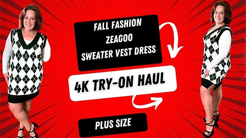 #curvygirl Fall Fashion Try-on from @amazonfashion V neck Sweater Dresses @CynsSuperSavings Review