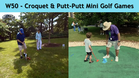 W50 - Croquet & Putt-Putt Mini Golf Games