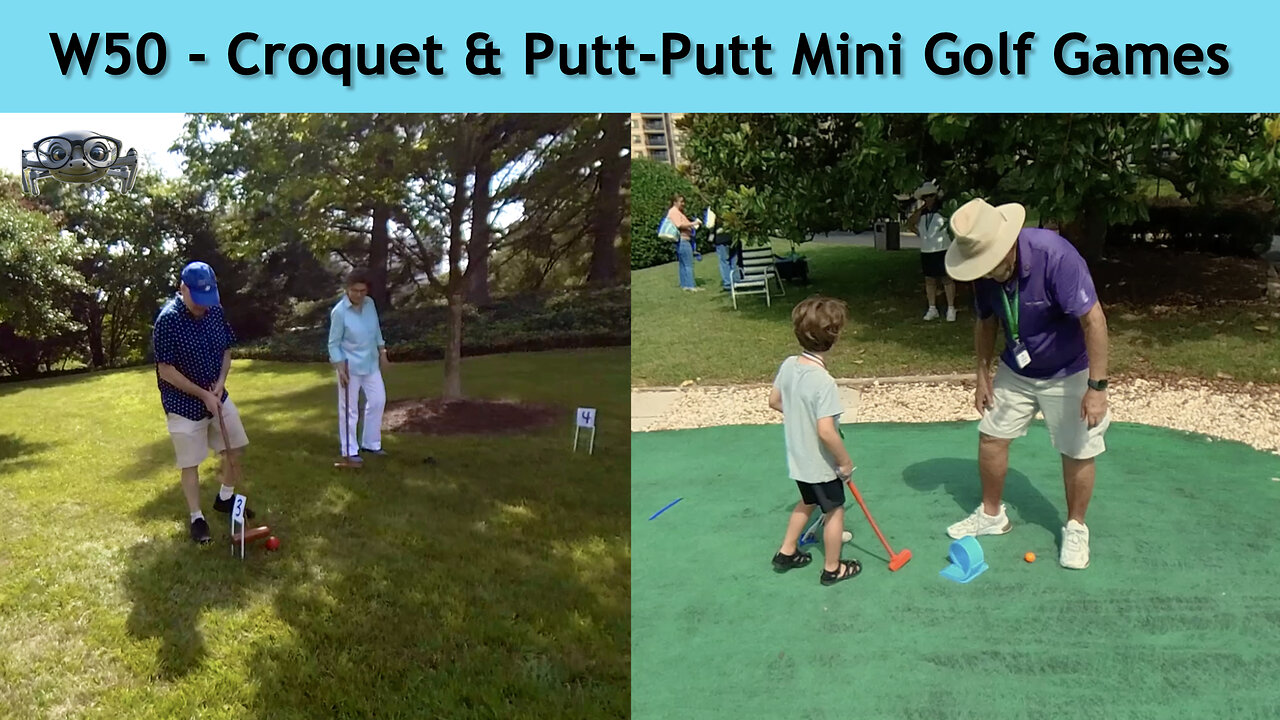 W50 - Croquet & Putt-Putt Mini Golf Games