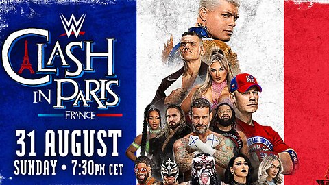 WWE Clash in Paris France Results 31st August 2025