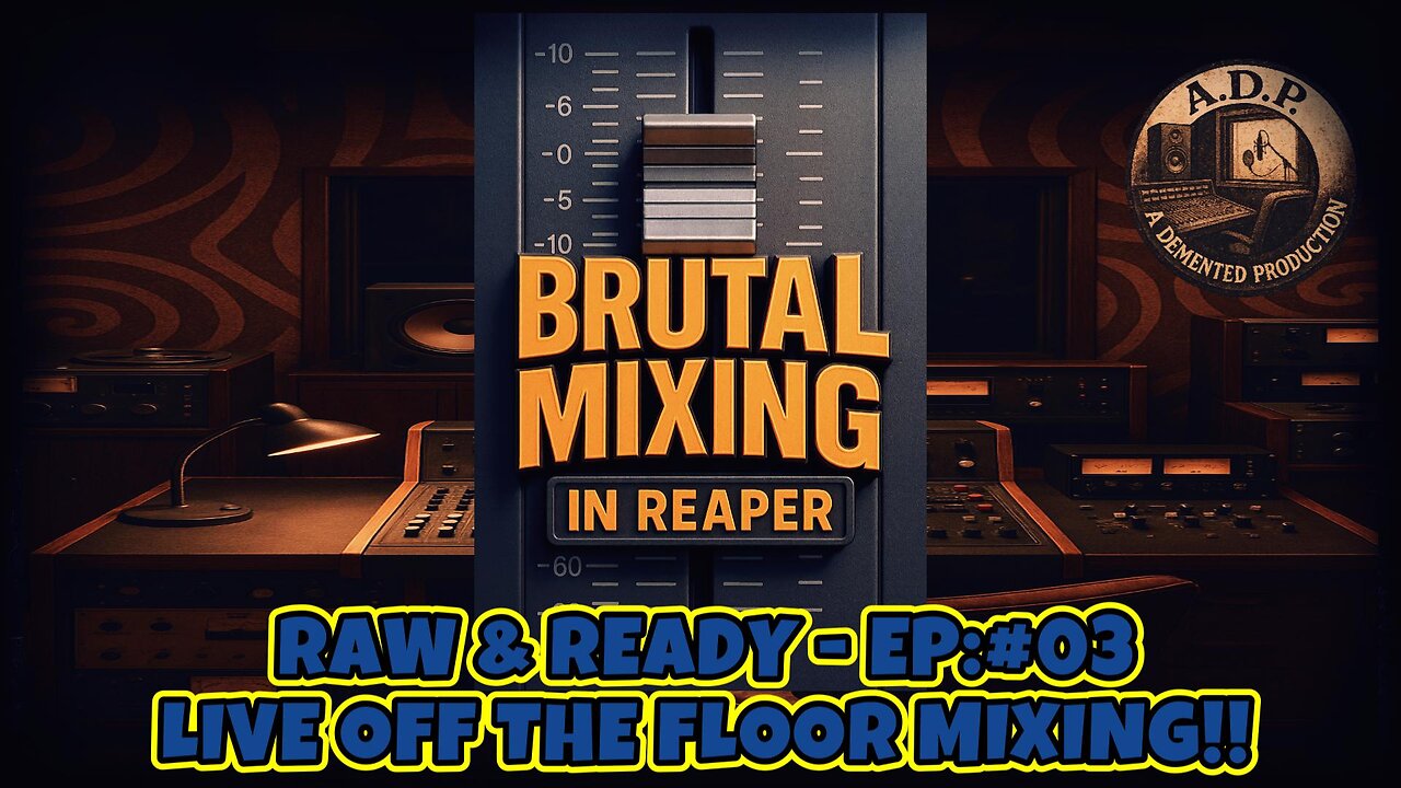 RAW AND READY - EP: #03 - LIVE OFF THE FLOOR MIXING!!