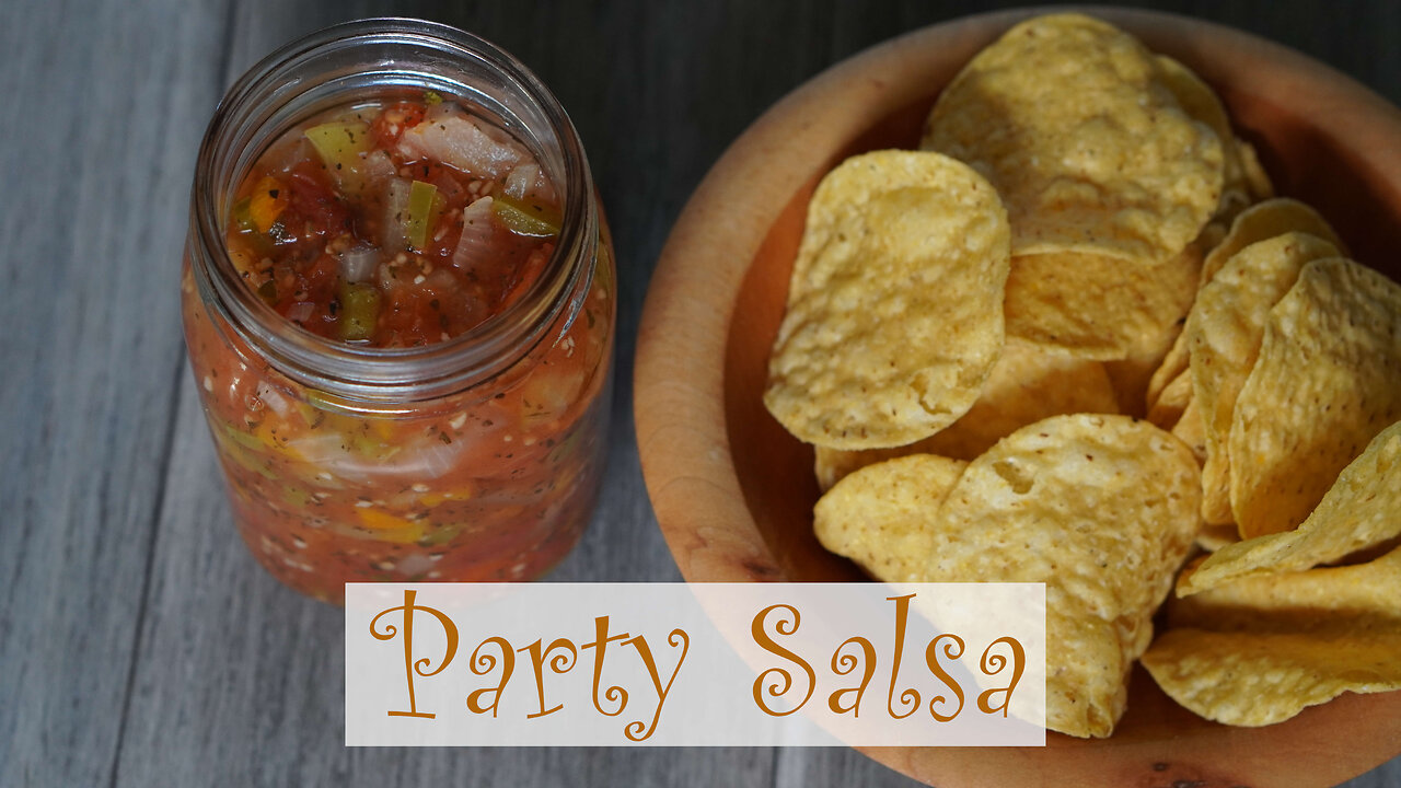 Party Salsa Recipe & Canning Video
