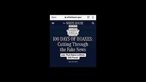 The Trump Admin Launches A Hoax Tracker