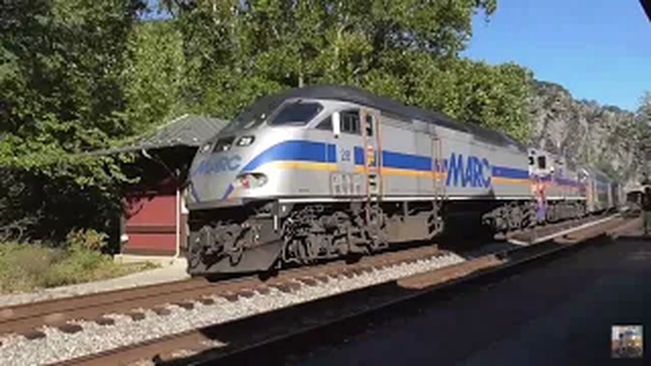CSX and Marc Passenger Trains from Harpers Ferry, West Virginia October 5, 2024 Part 5
