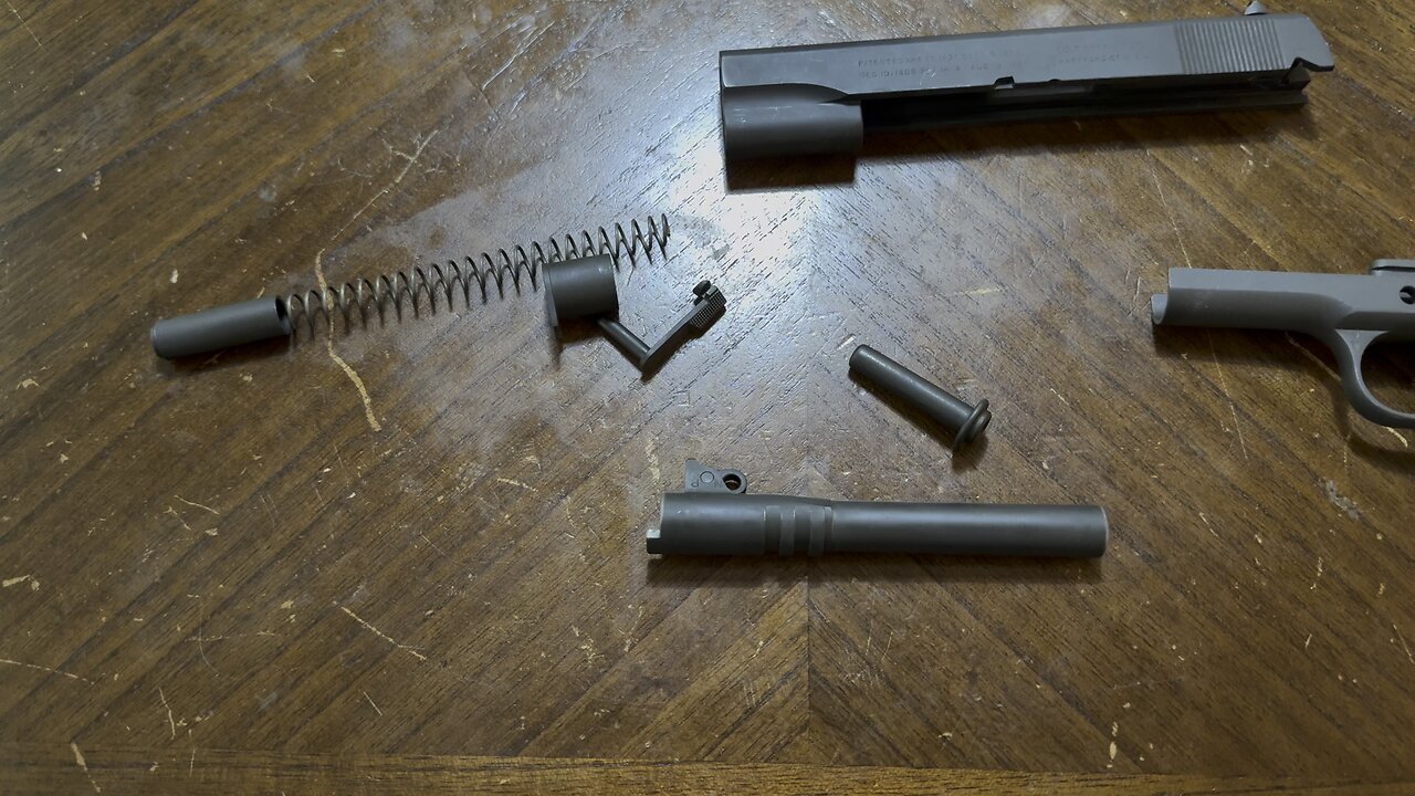 CMP 1911 round 5 post disassembly
