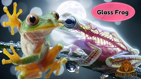 Glass Frog video | Glass Frog Camouflage | glass frog documentary | Wildlife 4k Video 📷