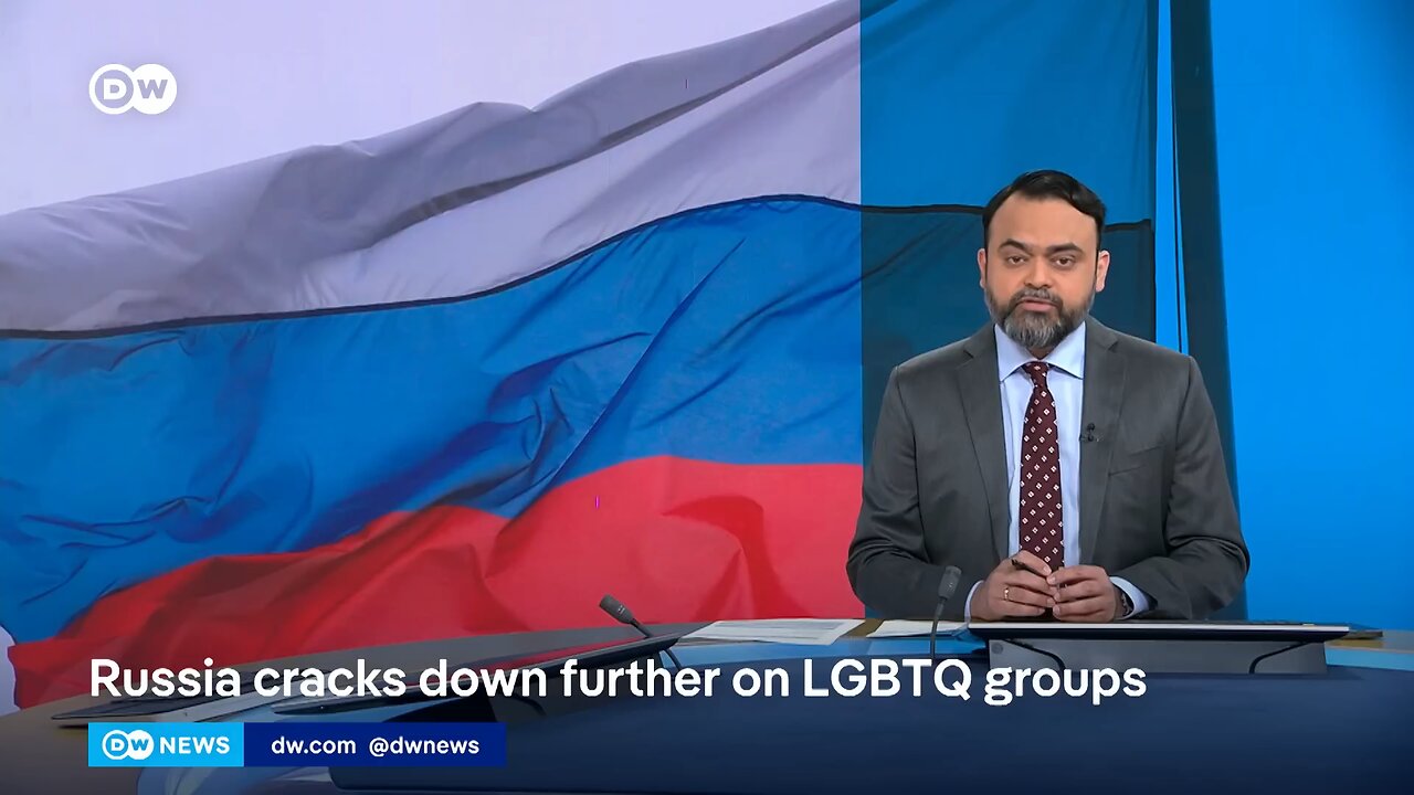 DW News: Russia cracks down further on LGBTQ groups