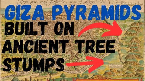 LE PIRAMIDI DI GIZA SONO L'ARCA DI NOÈ, CEPPI D'ALBERO GIGANTI E AL MONDO SOTTERRANEO?