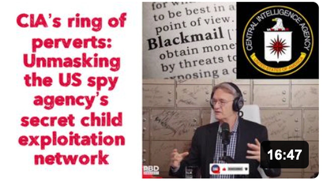 🦅 CIA’s ring of perverts: Unmasking the US spy agency’s secret child exploitation network