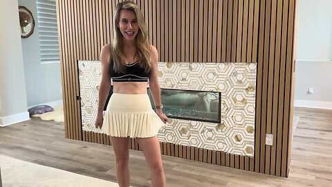 Yknktstc Women Tennis Skirt with Pocket Pleated Golf Skort