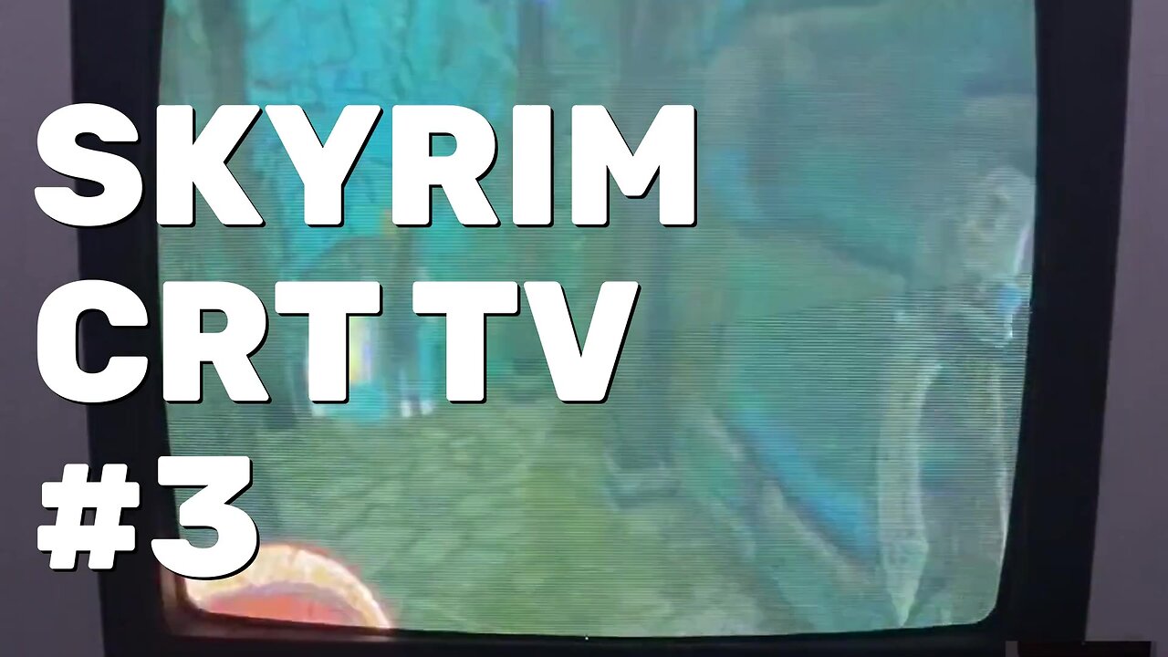Skyrim PS4 Gameplay Part 3 - CRT Gaming