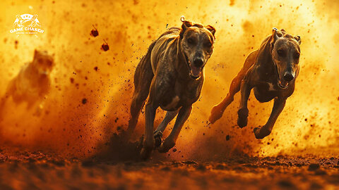 Greyhound - The audience went nuts! Intense 480-metre race