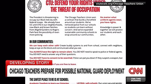 Chicago teachers gear up for National Guard in city