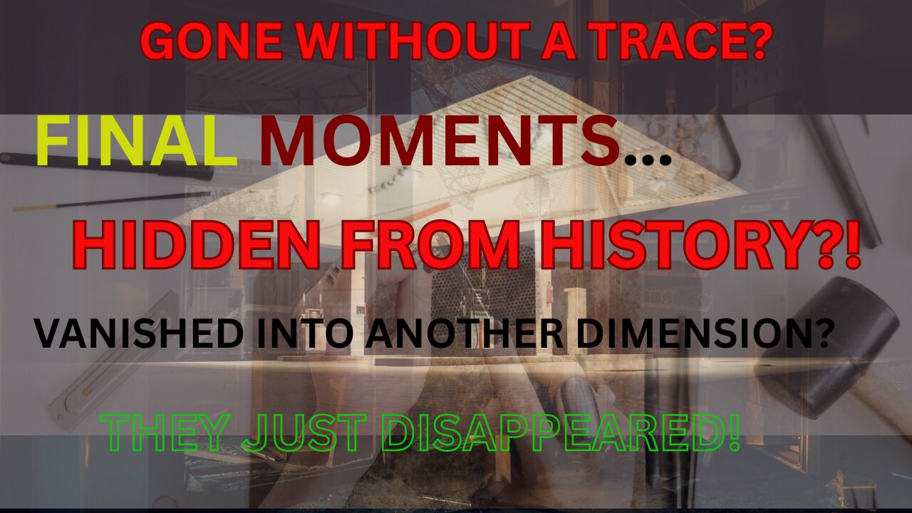 The Disappearance That Shook the World