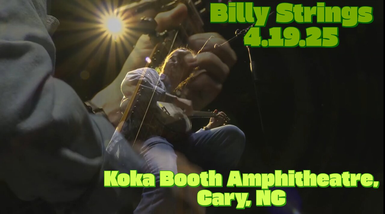 Billy Strings > Koka Booth Amphitheatre, Cary, NC Apr 19, 2025