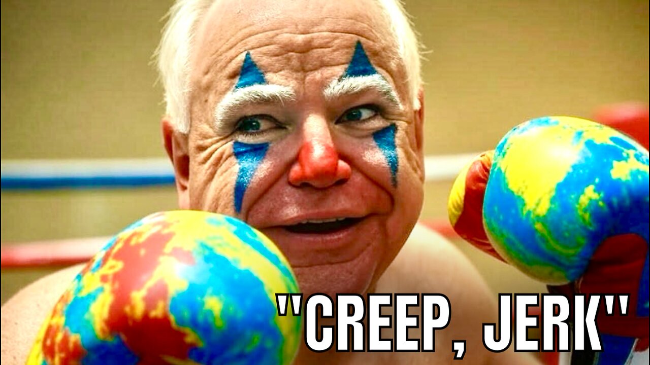 Tim Walz the Clown calls it a Badge of Honor to Be Called “Creep and a Jerk” by Elon Musk