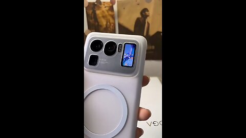 MI Smartphone with Back Mini Screen | Xiaomi Innovation 📱
