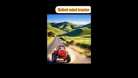 robot mini tractor new unique model 2025