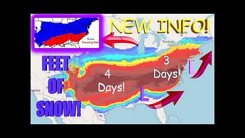 This Winter Storm Has Upgraded AGAIN! Feet Of Snow Coming!