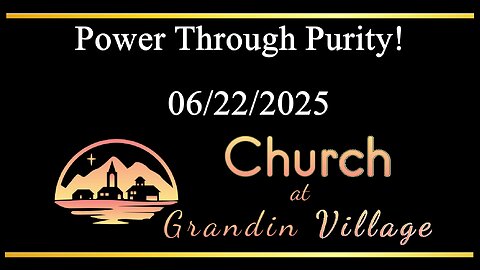 Power Through Purity! 06/22/2025