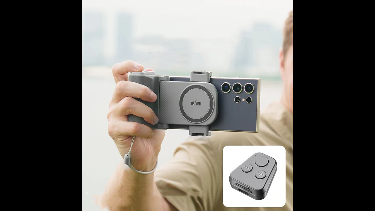 Bluetooth Remote Control Variable-Focus Phone Shooting Grip