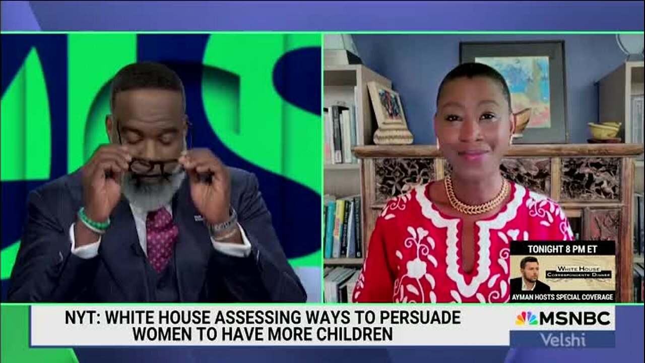 MSNBC Guest Says W.H.’s Push for Women to Have More Children Is ‘Rooted in Exploitation,’ Wanting Children to Work ‘40-Hour Work Weeks in Second and Third Shift’