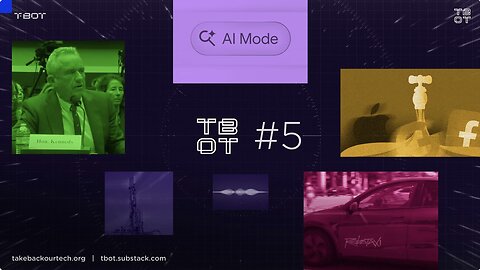 #TBOT 5: AI Search Threat, Gov’t Wearables, 16B PW Leak & Self-Driving Cars