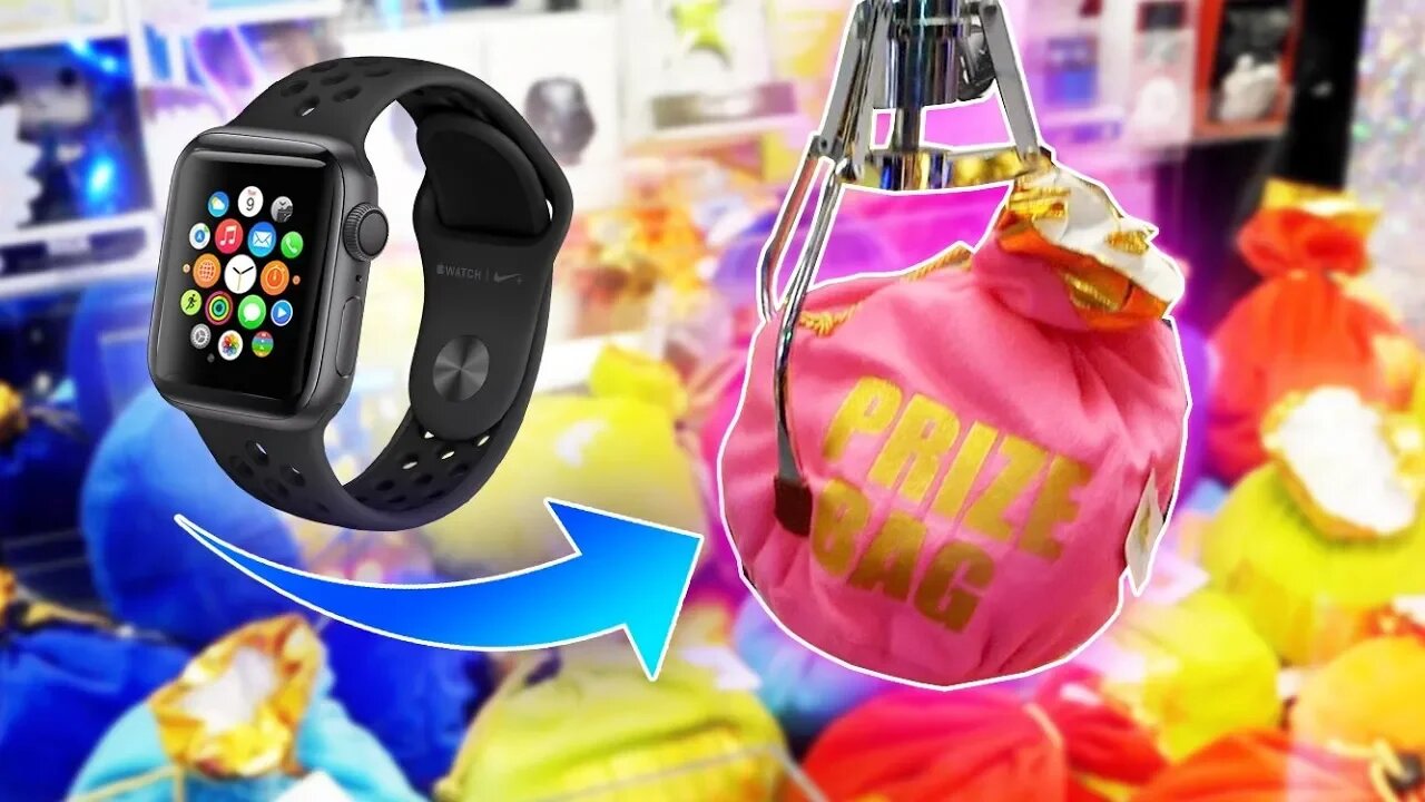 WINNING A SMART WATCH FROM THE CLAW MACHINE!