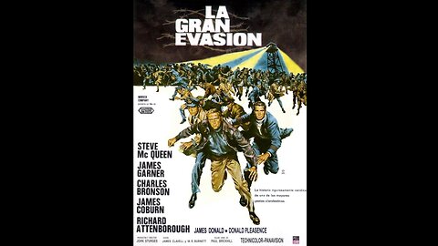 La gran evasion 1963 HD 1080 Español Completa Steve McQueen, James Garner