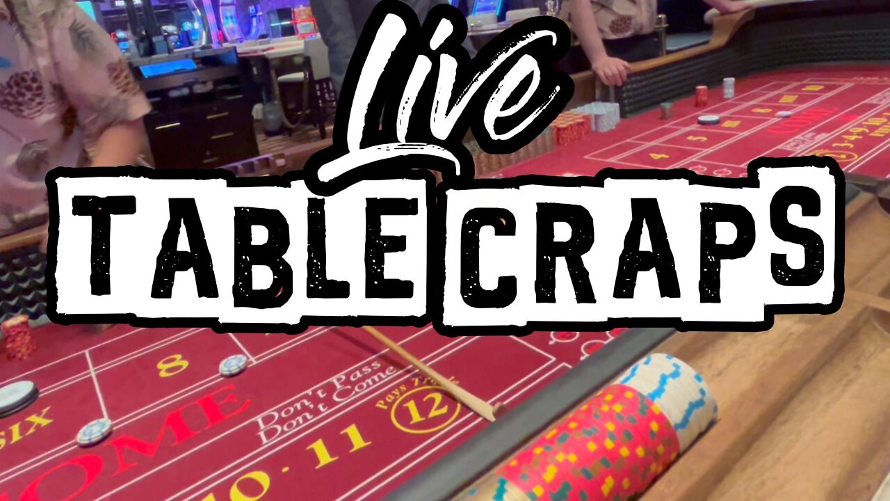 We had the WHOLE CRAPS TABLE to ourselves