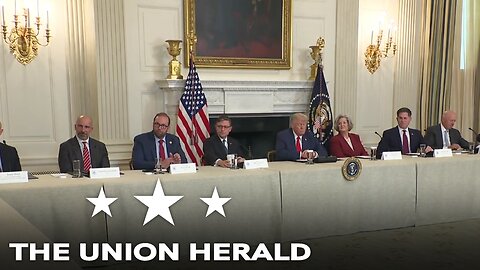 President Trump Holds a Invest America Roundtable