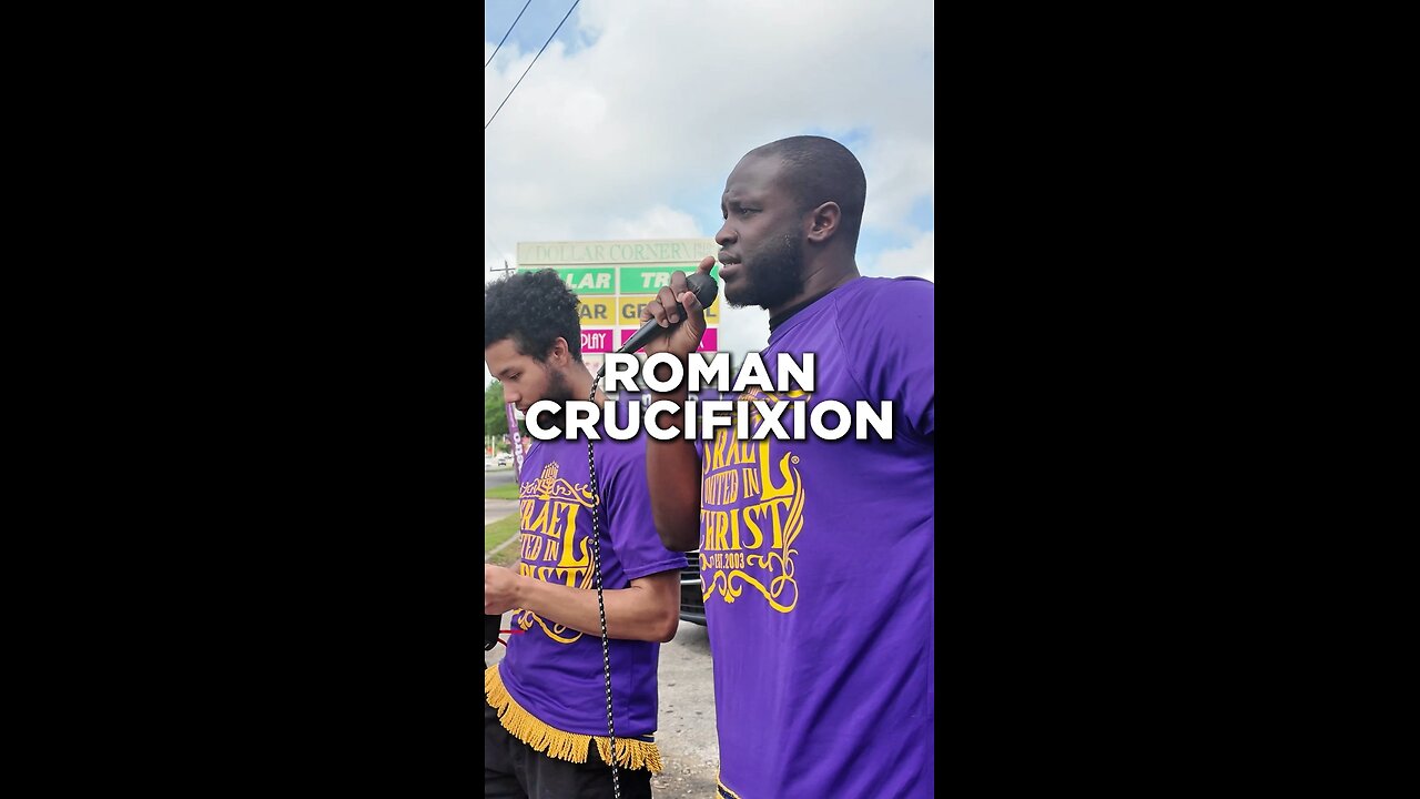 Jesus Hung From A Tree!