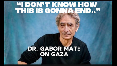 “I’m Not Angry — I’m Enraged” | Dr. Gabor Maté’s Blistering Condemnation of Global Silence on Gaza