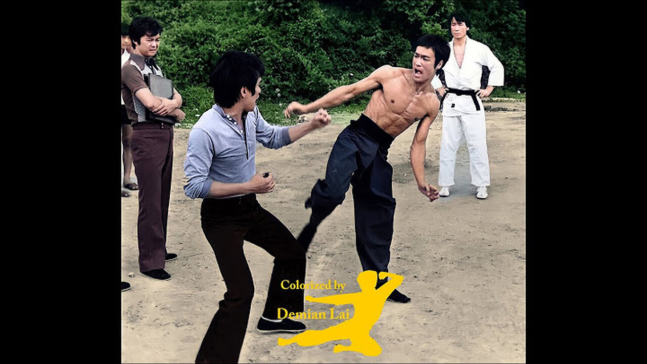 Cross kick Studio Films Bruce Lee Way of the Dragon