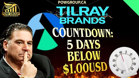 Tilray Countdown: 5/30 Days Back Below $1.00 USD & Vapes Launched in Quebec