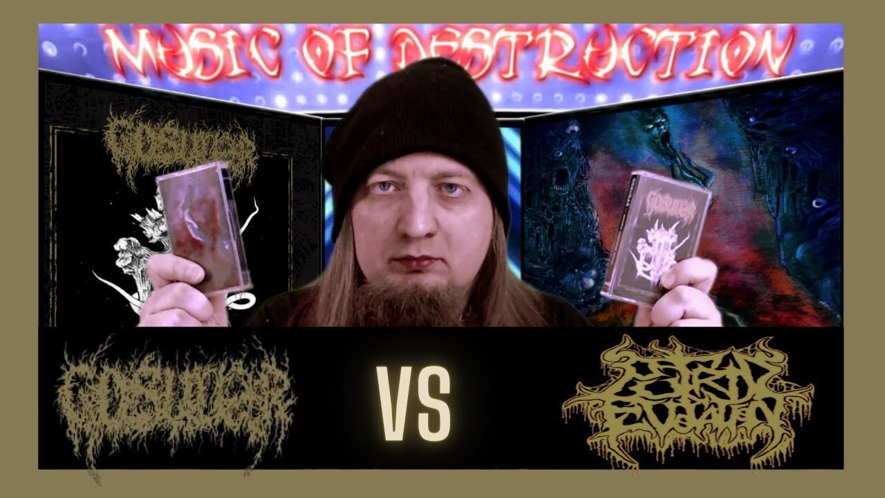 ☠Gosudar Morbid Despotic Ritual Vs Putrid Evocation Eternal Gloom A Void Of Agony And Repugnancy☠